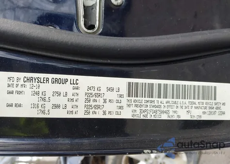 2011 Dodge Journey Mainstreet from USA, damaged, VIN 3D4PG1FG4BT500465